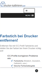 Mobile Screenshot of drucker-kalibrieren.com